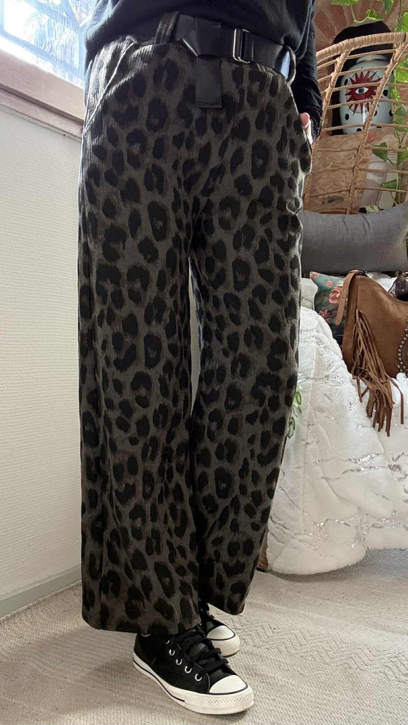 Panta jogg Félin kaki