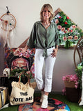 Chemise kaki Astrid