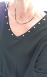 Haut Oversize noir Star
