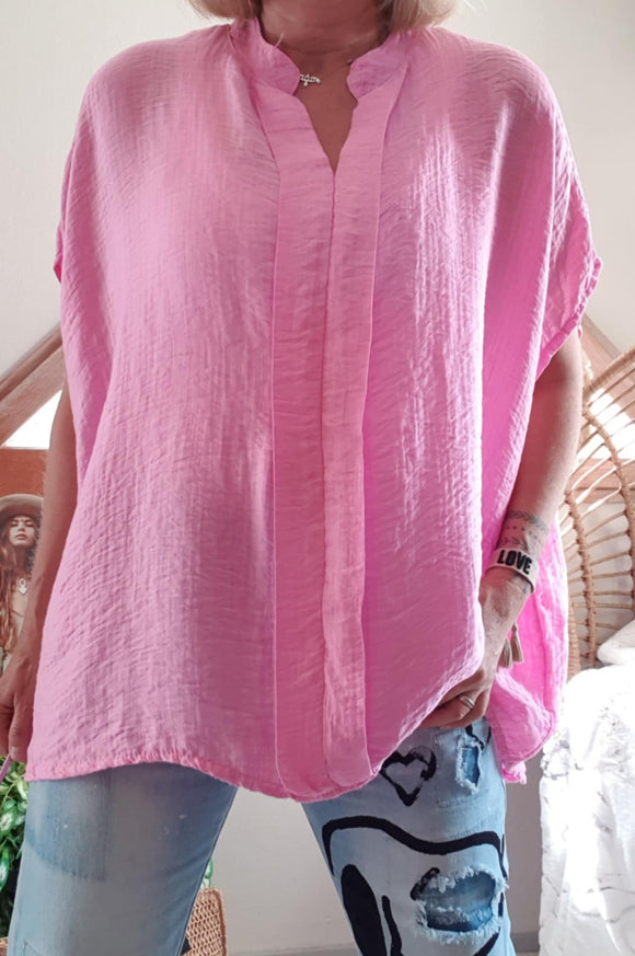 Blouse rose Tiffany
