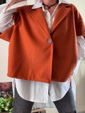 Veste Mila terracotta du 36 au 46
