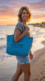 Grand sac fourre-tout Coveri bleu n2