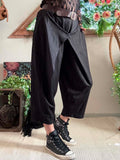 Pantalon Gabrielle croisé noir  du 38 au 48