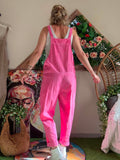 Salopette Justine rose/fushia