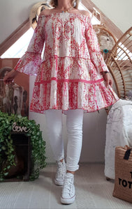 Blouse Leny rouge