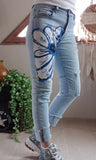 Jeans Marguerite bleu