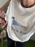 Tee-shirt Je T aime Paris blanc