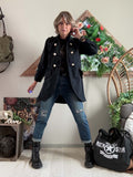 Veste longue MJ noire du 36 au 42/44