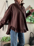 Chemise Faustine chocolat du 36 au 46