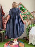 Robe Cécile bleu du 38 au 52