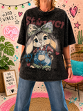 Tee-shirt Ample Bunny Anthracite du 38 au 48