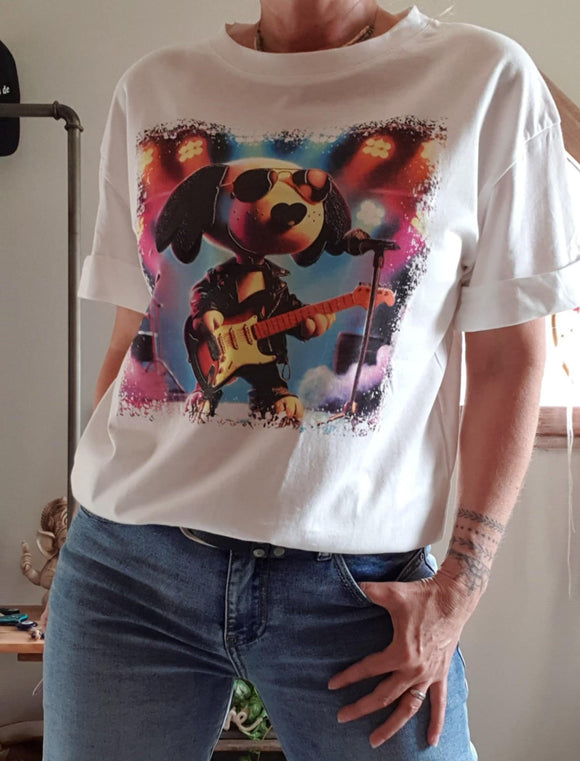 Tee-shirt Snoopy Rock