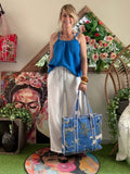Sac matelassé Amazonie bleu