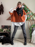 Veste Mila terracotta du 36 au 46