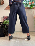 Pantalon Gabrielle croisé Bleu brut du 38 au 48