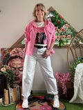 Veste Caroline à capuche rose
