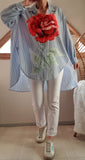 Chemise Oversize fleur