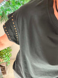 Tee-shirt Rock Chic noir du 36 au 44