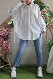 Chemise Longue oversize blanche