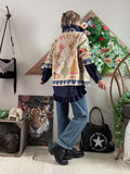 Veste bohème multicolore Amour du 36 au 44/46