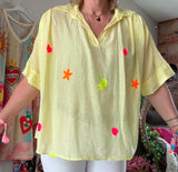 Blouse jaune Tina