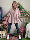 Blouse Caroline rose poudré