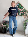 Jeans Mylene Wide Leg Boutons Bijoux du 34 au 42