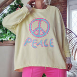 Sweat Peace jaune
