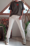 Sweat Coeur kaki