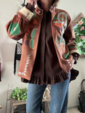 Veste terracotta bohème du 36 au 44/46