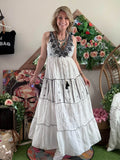 Robe Elena blanche/noire