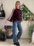 Gilet bordeaux Sandy du 38 au 52