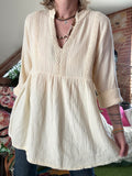 Blouse Caroline jaune clair