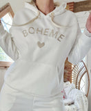 Ensemble jogg Bohème blanc