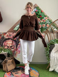 Blouse Murcia chocolat