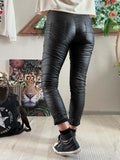 Jogg effet enduit noir