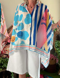 Chemise Aloha asymétrique
