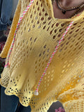 Pull Peace jaune