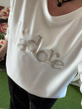 Haut J adore blanc