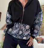 Gilet Bleu jeans noir