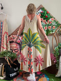 Robe Esmeralda à fines bretelles