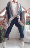 Poncho Hippie gris