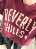 Sweat Beverly Hills bordeaux du 36 au 46