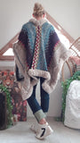 Poncho Hippie gris