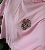 Sweat Skull strass rose
