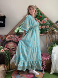 Robe Yasmine turquoise