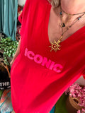 Robe Iconic rouge