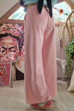Pantalon avec ceinture Noa rose