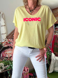 Tee-shirt Iconic jaune
