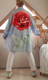 Chemise Oversize fleur